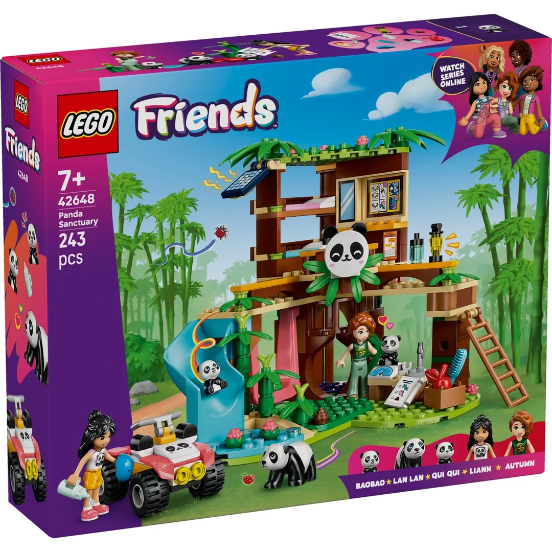 LEGO® Friends 42648 Starostlivosť o zvieratká v útulku pre pandy