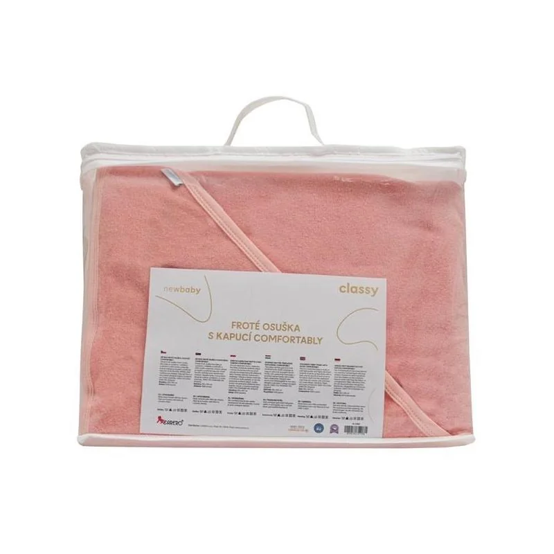 Detská luxusná froté osuška s kapucňou New Baby Comfortably