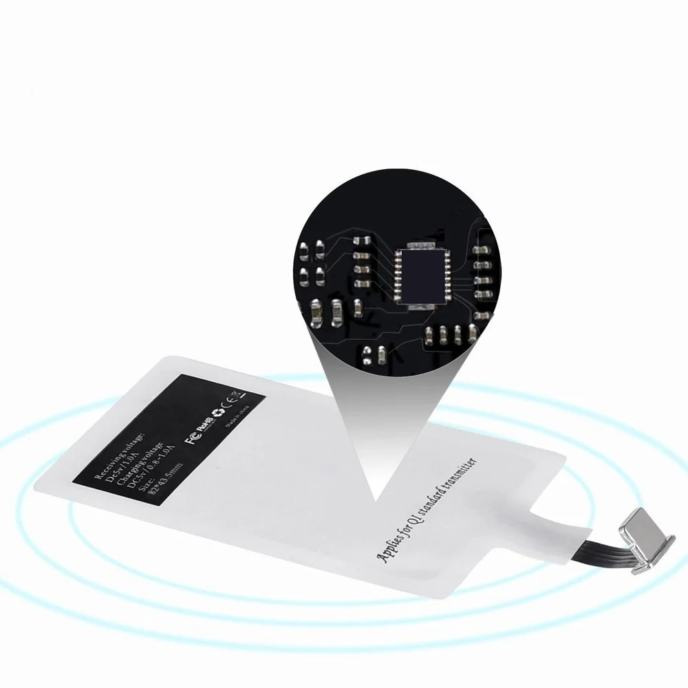 Choetech Wireless Charger Lightning adaptér pre bezdrôtové nabíjanie, biely