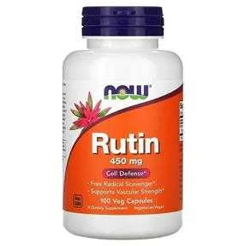 NOW FOODS Rutín 450 mg ochrana buniek 100 cps