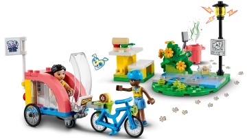 LEGO® Friends 41738 Záchrana psa na bicykli 1×1 ks, lego stavebnica