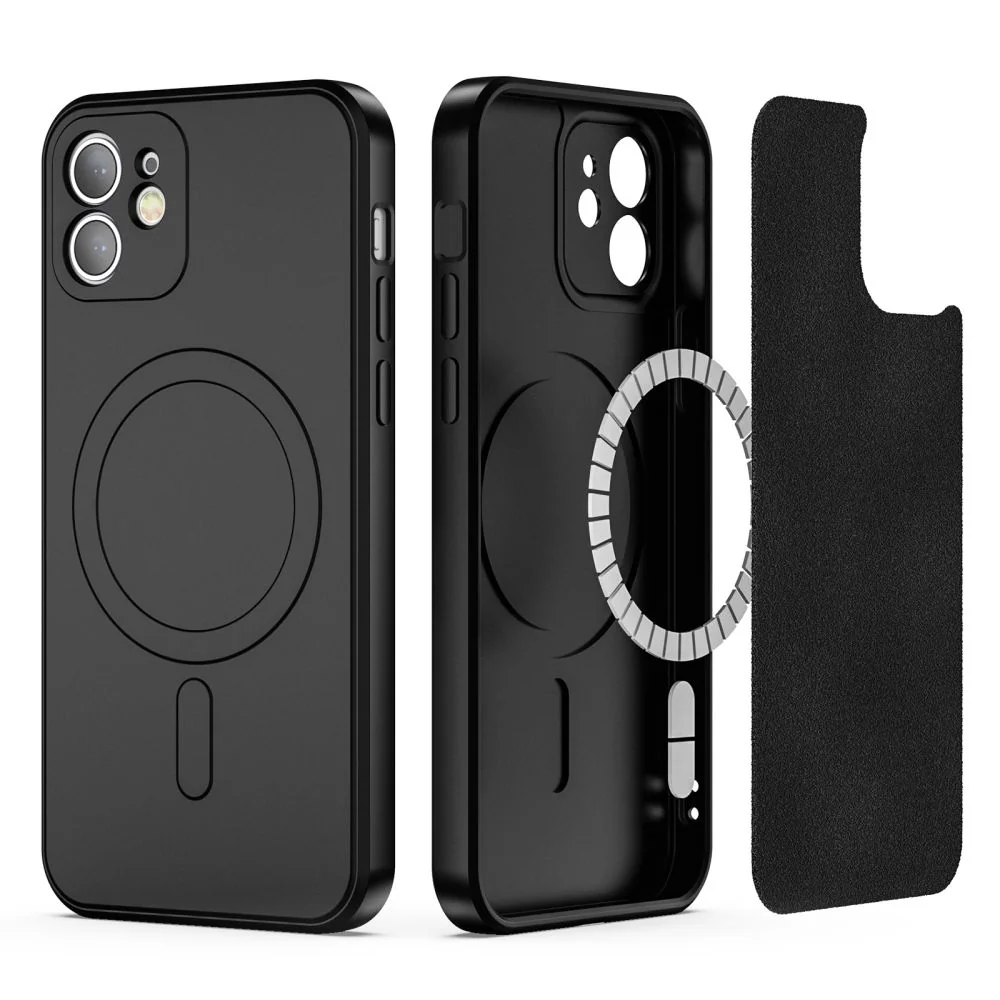 Tech-Protect Icon MagSafe kryt na iPhone 12, čierny 