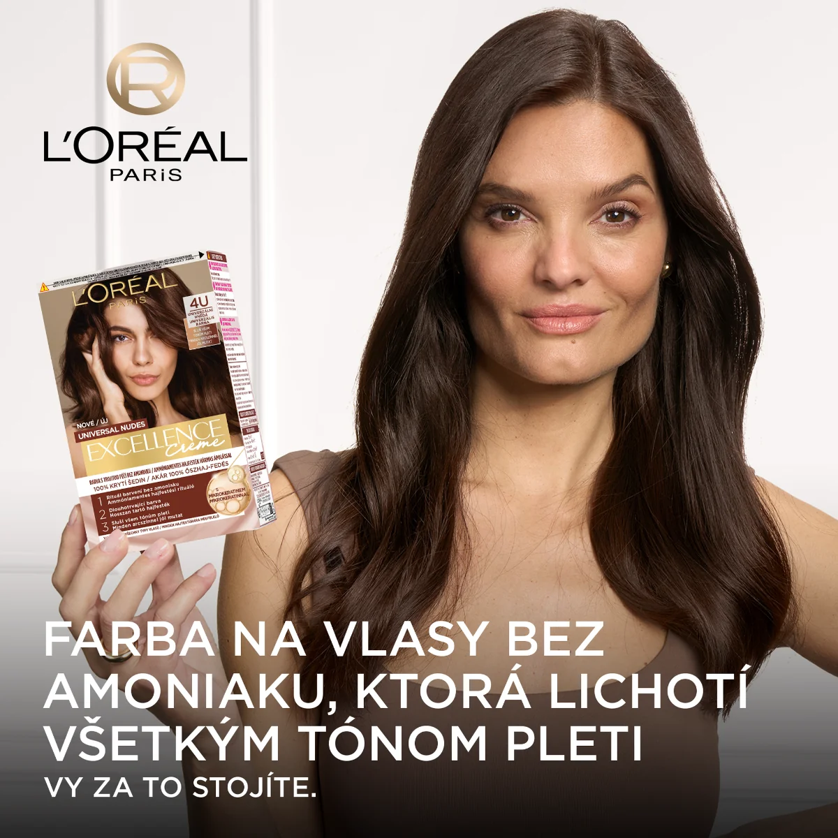 L'Oréal Paris Excellence Universal Nudes Excellence 9U 1×1 ks, permanentná farba na vlasy