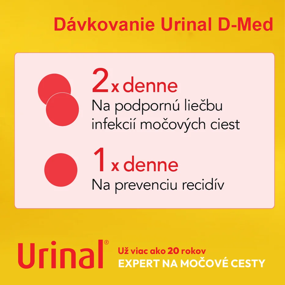Urinal D-med 1×14 ks, zdravotnícka pomôcka
