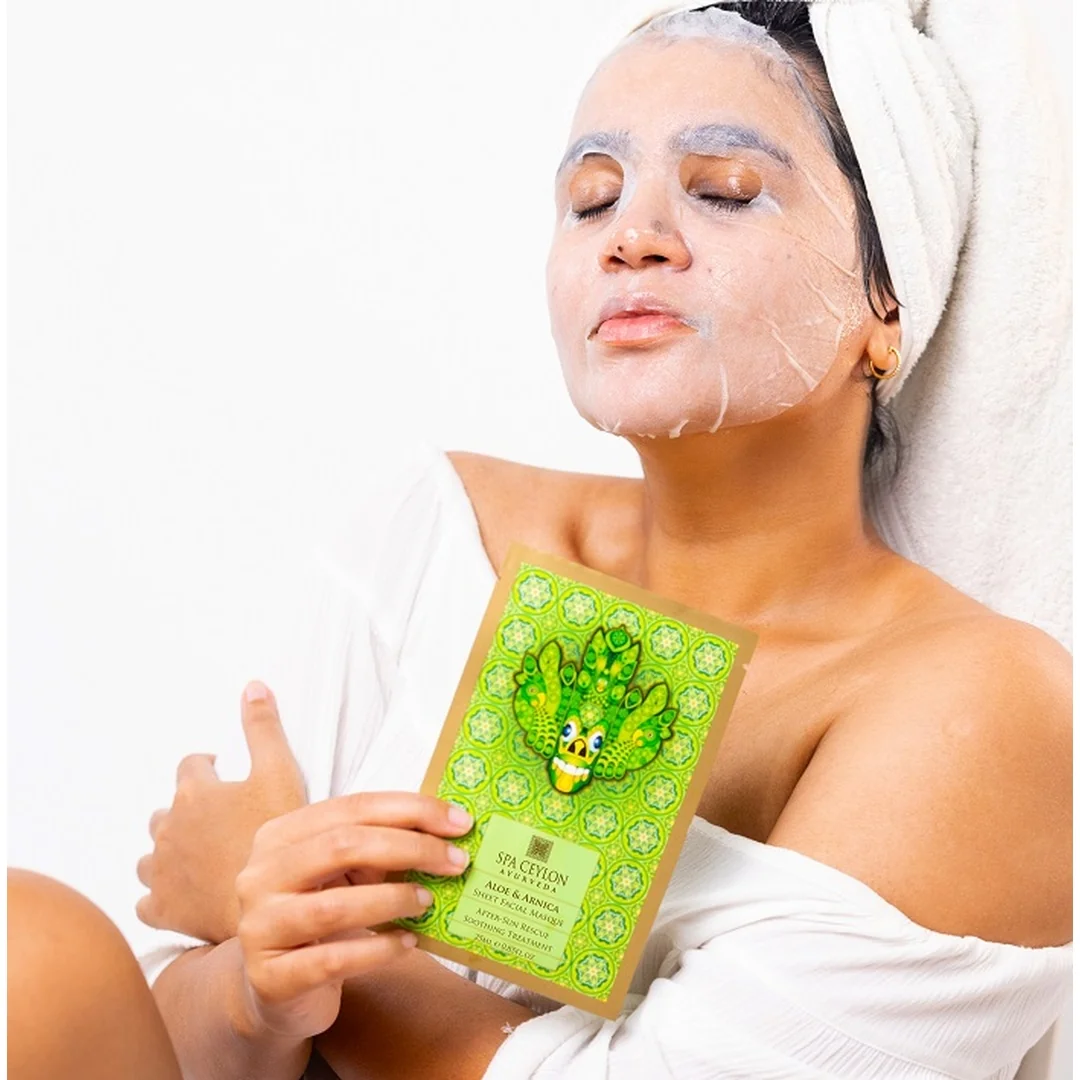 Pleťová maska Aloe & Arnica 25 ml, na výživu a