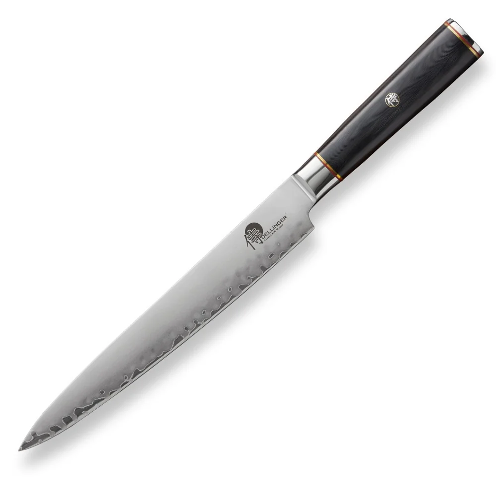 Nôž Dellinger japonský kuchársky plátkovací 225 mm Okami 3 layers AUS10