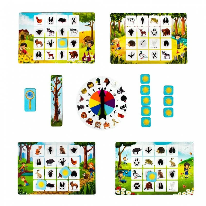 Captain Smart - Inteligentné bingo - po stopách zvierat