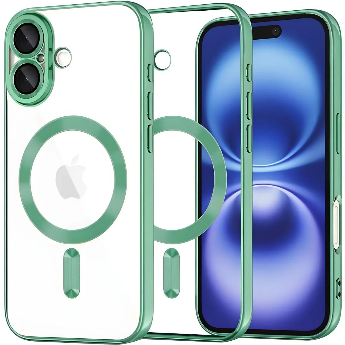 Luxusné Crystal MagSafe puzdro pre Apple iPhone 16 Prémiové TPU a polykarbonát