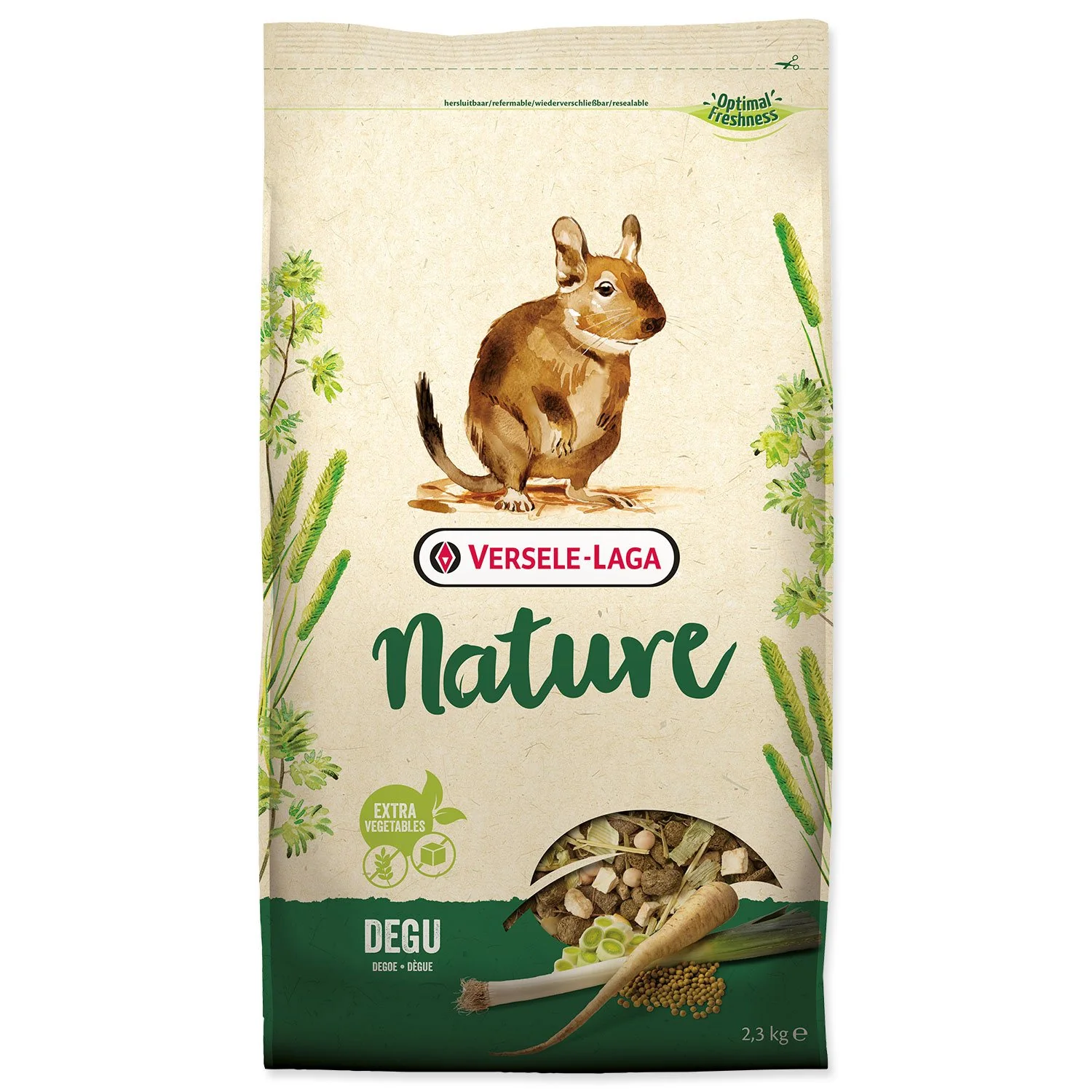 Krmivo Nature Degu osmák 2,3kg 2,3kg