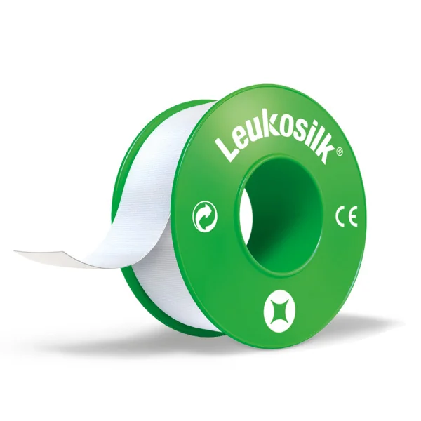 Leukosilk® náplasť na cievke, 1,25cm x 5m, 1x1 ks