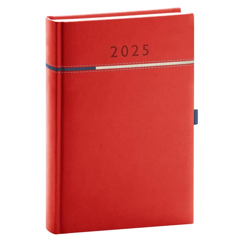 Denný diár Tomy 2025, červený
