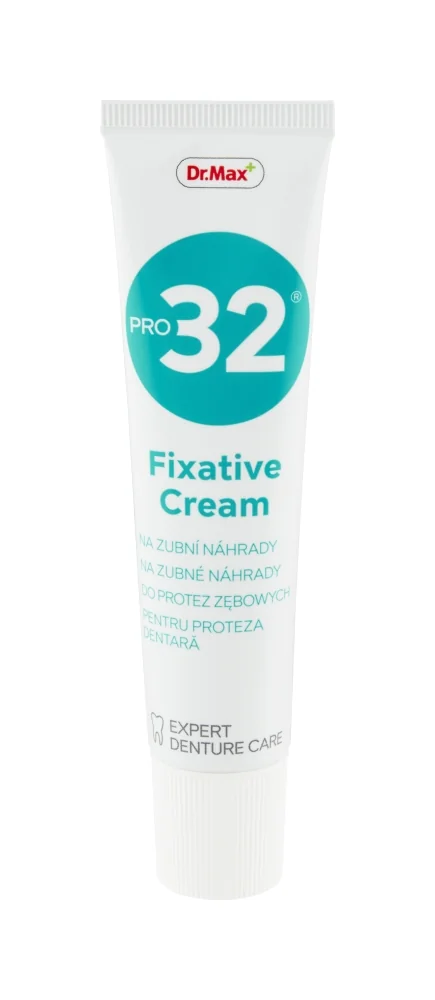 Dr. Max PRO32 Fixačný krém na zubné náhrady 1×40 g, fixačný krém