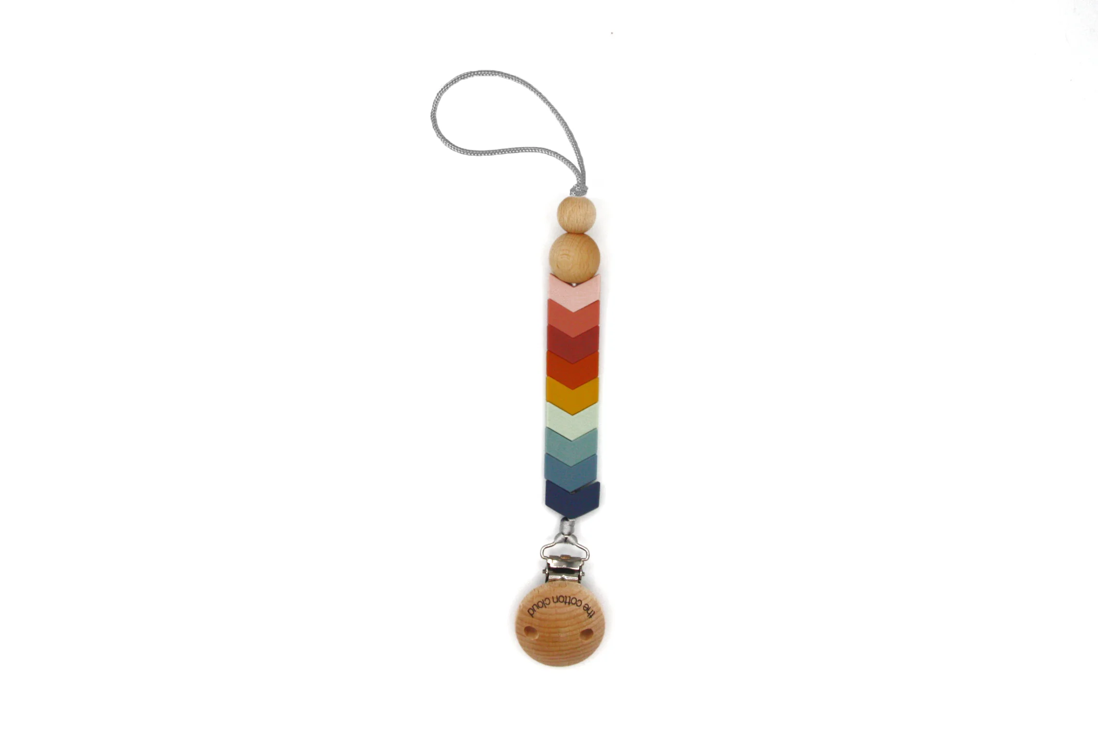 THE COTTON CLOUD KLIP NA CUMLIK CH.RAINBOW 1KS 1×1 kus, klip na cumlík