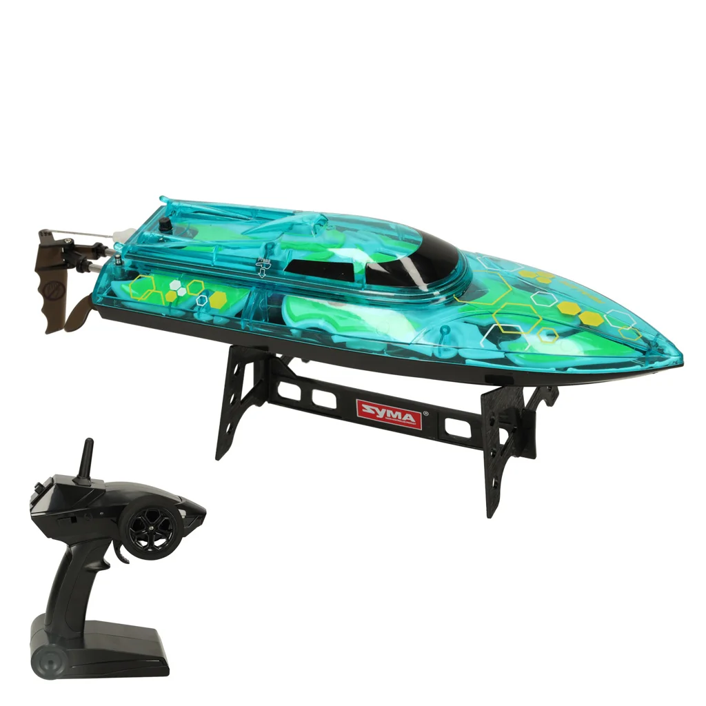 RC loď Revolt Illuminator – zelená, 20 km/h | 2.4 GHz, dosah 150 m, vodotesná konštrukcia