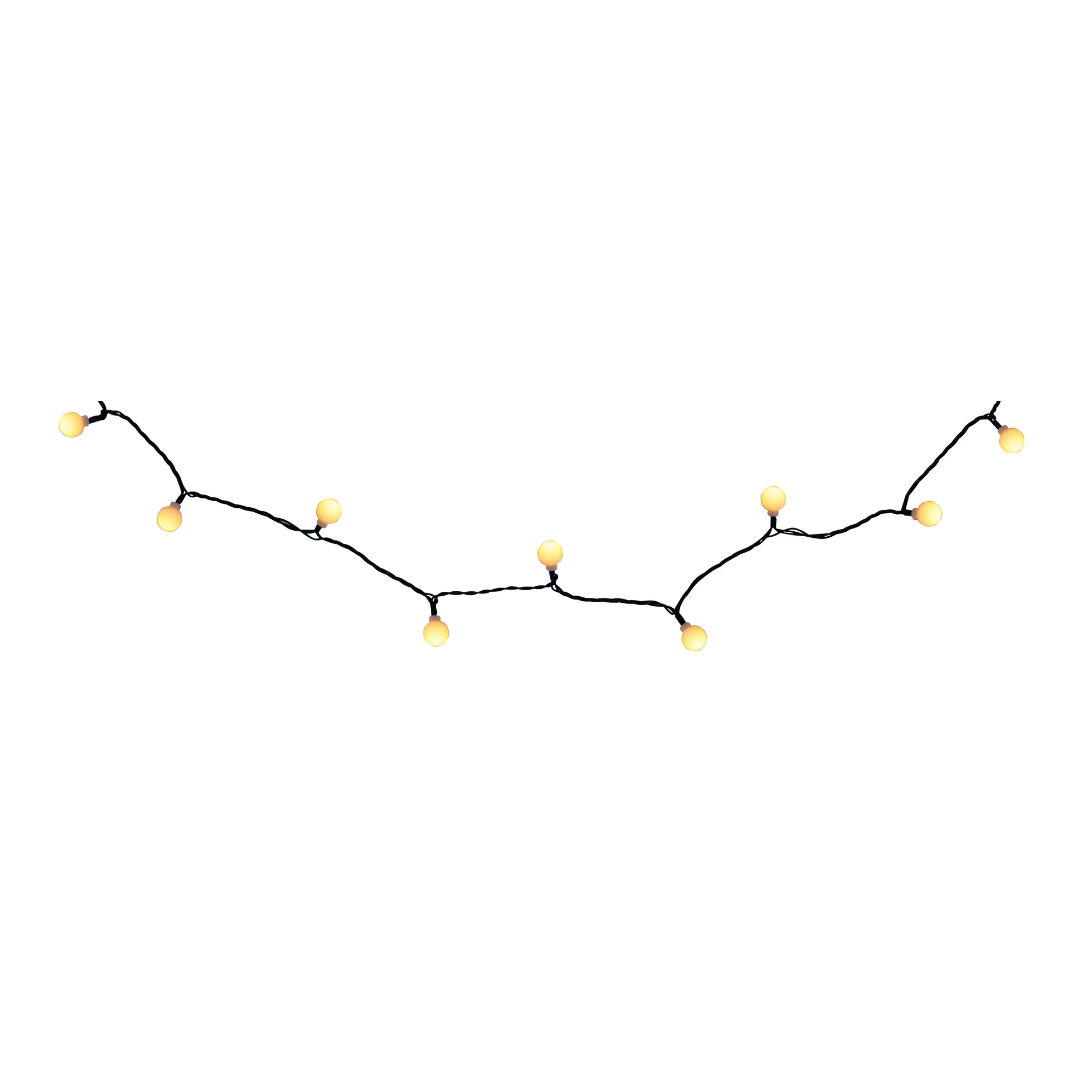 MagicHome LED reťaz Cherry Balls, 1 ks 100 LED teplá biela, IP44, 8 funkcií, 9,90 m
