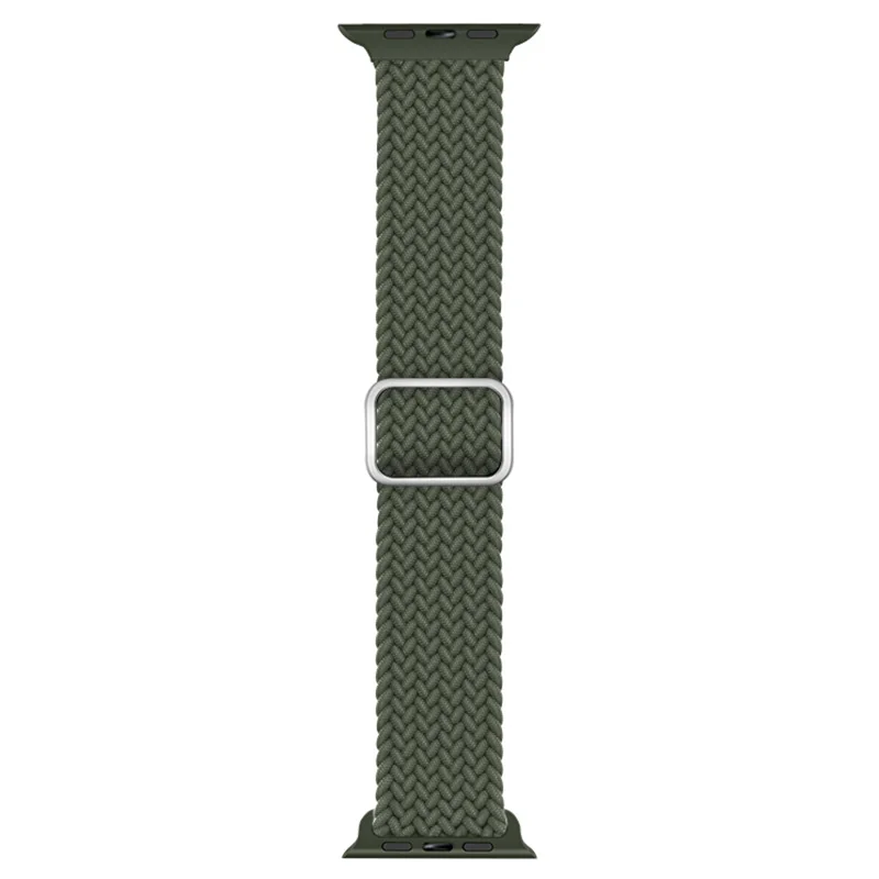 BStrap Elastic Nylon remienok na Apple Watch 38/40/41mm olive green