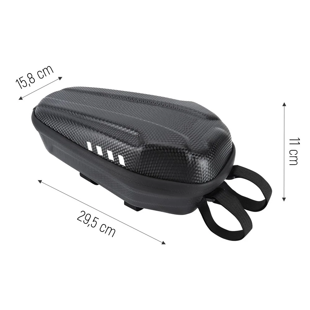 MG Handlebar taška na kolobežku 3L, čierna