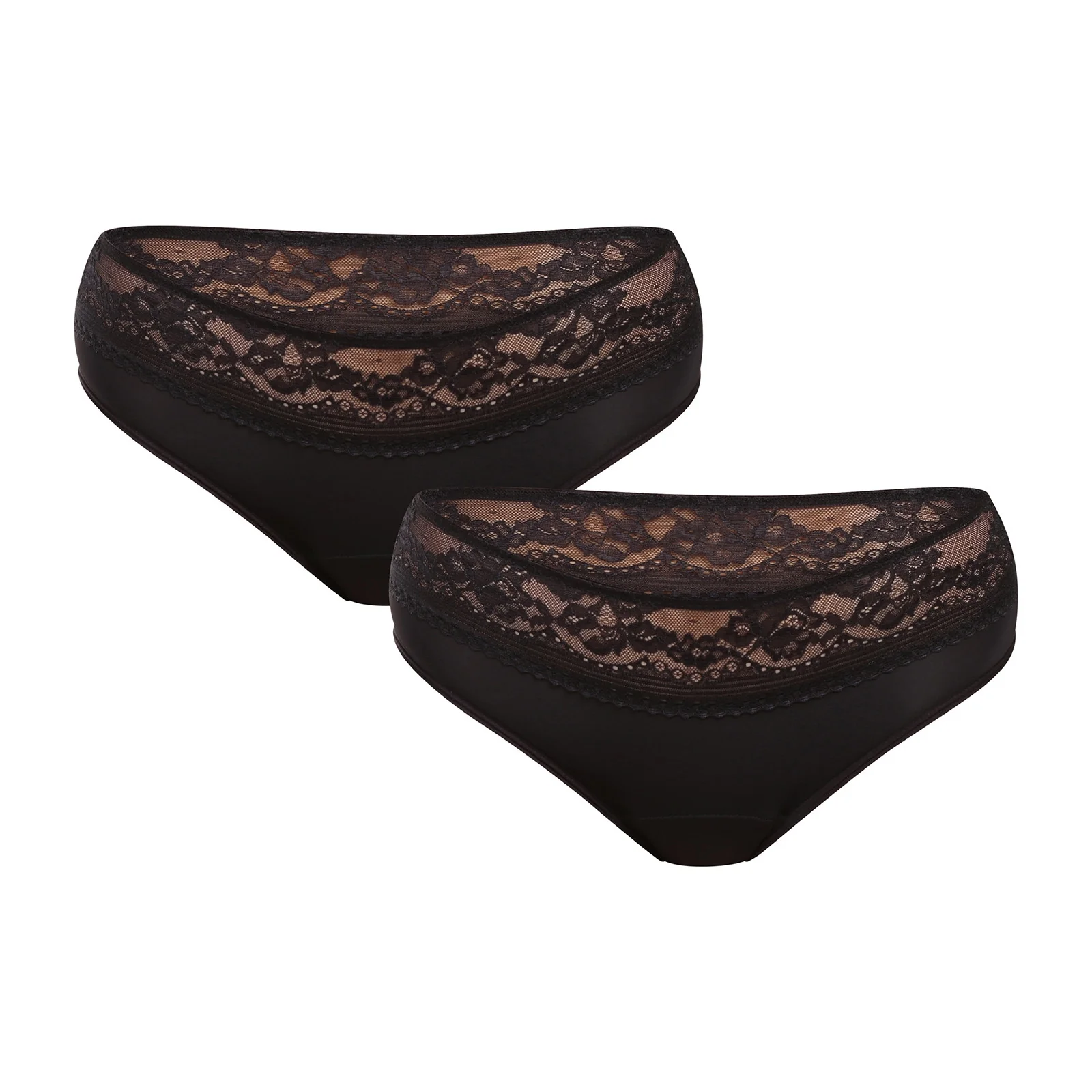2PACK Menštruačné nohavičky Eco Moon Lace Hipster (DOR004) XS