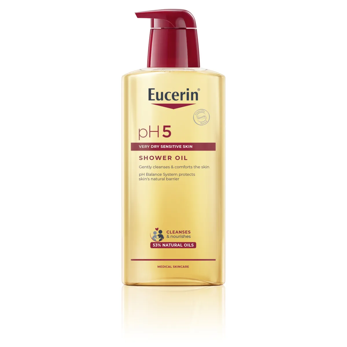 Eucerin pH5 Sprchový olej 1×400 ml, pre citlivú pokožku