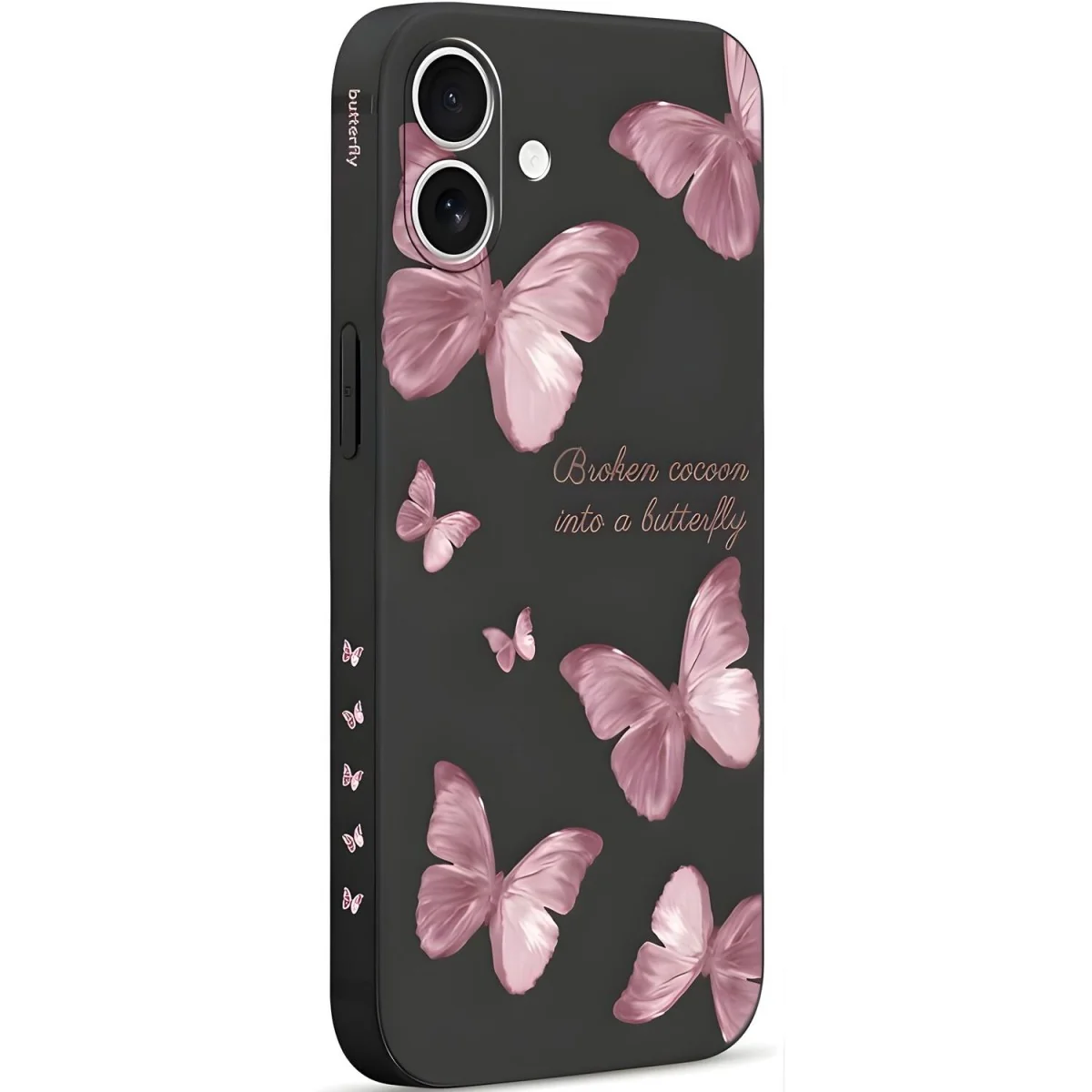 Ochranné puzdro Butterfly pre iPhone 17 Pro Max Čierna