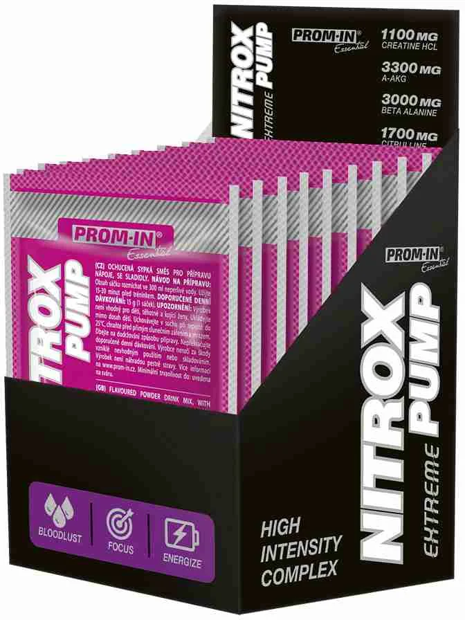 Nitrox Pump Extreme višňa 10x15g 10×15 g, predtréningový nápoj