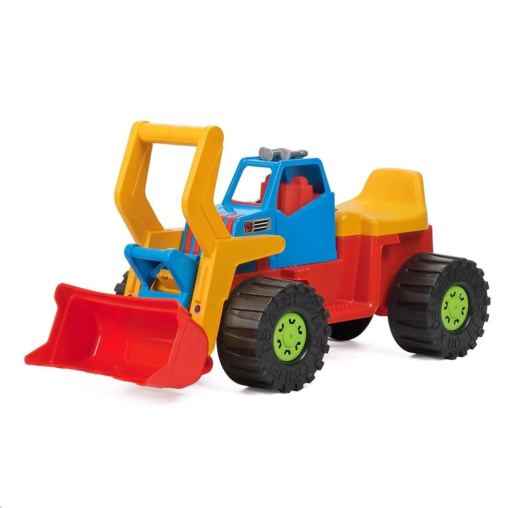 Detské odrážadlo Bager nakladač BAYO 74 cm zelený , 20C44899