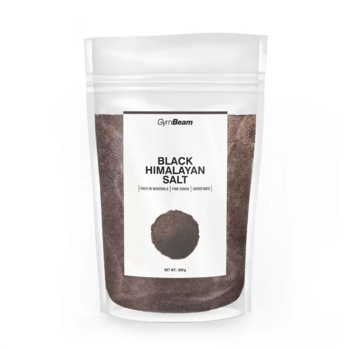 Gymbeam čierna himalájska soľ, jemná 1×500 g, čierna himalájska soľ