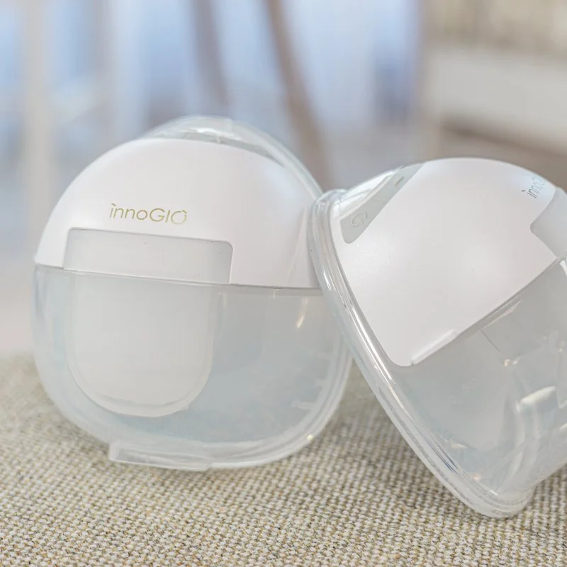 innoGIO prenosná elektrická odsávačka materského mlieka GIOmum Line Discreet Double