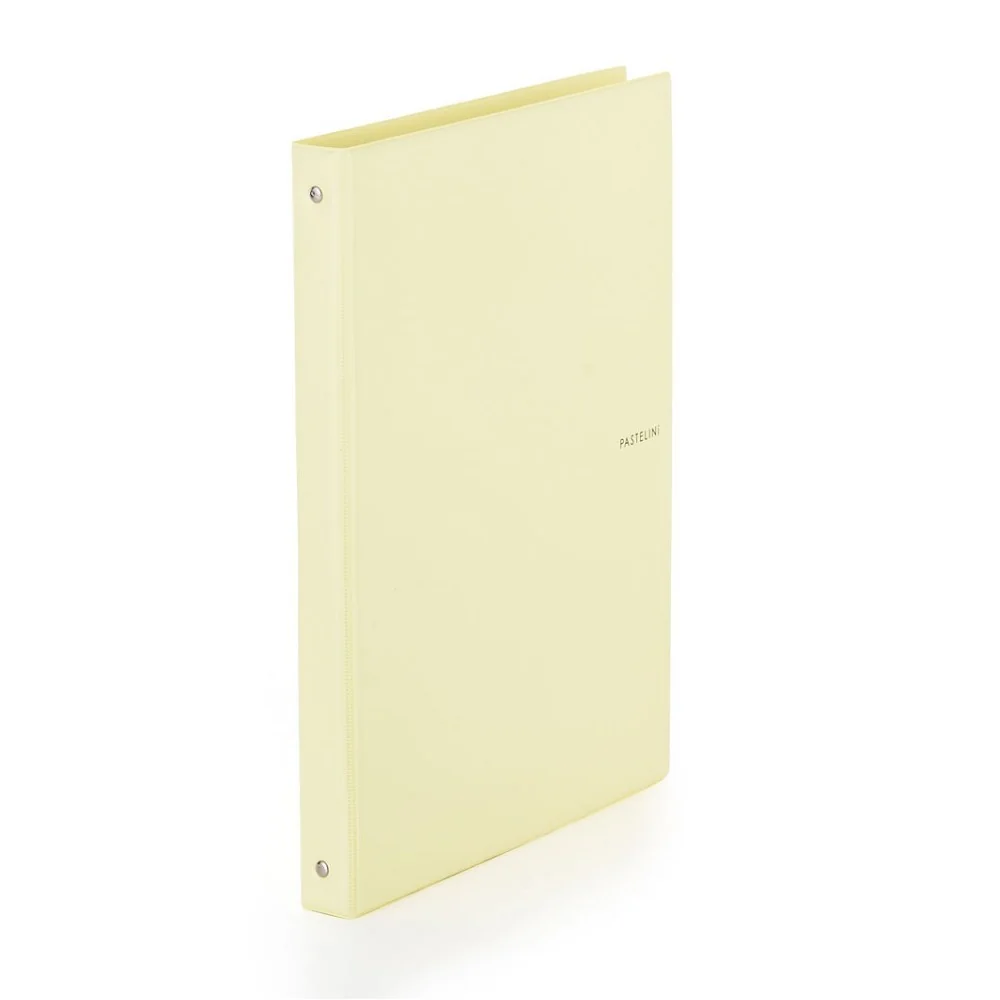 PASTELINi - karis blok A4, 4-krúžkový, 100 listov žltý, PVC nábor