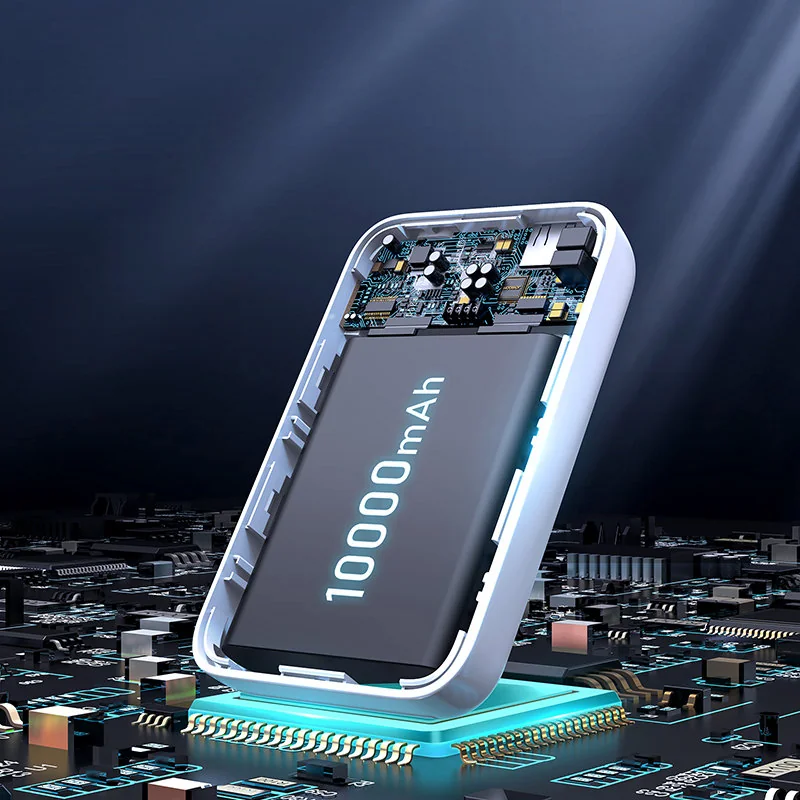 Joyroom JR-W020 MagSafe Power Bank 10000mAh 20W PD QC, biela