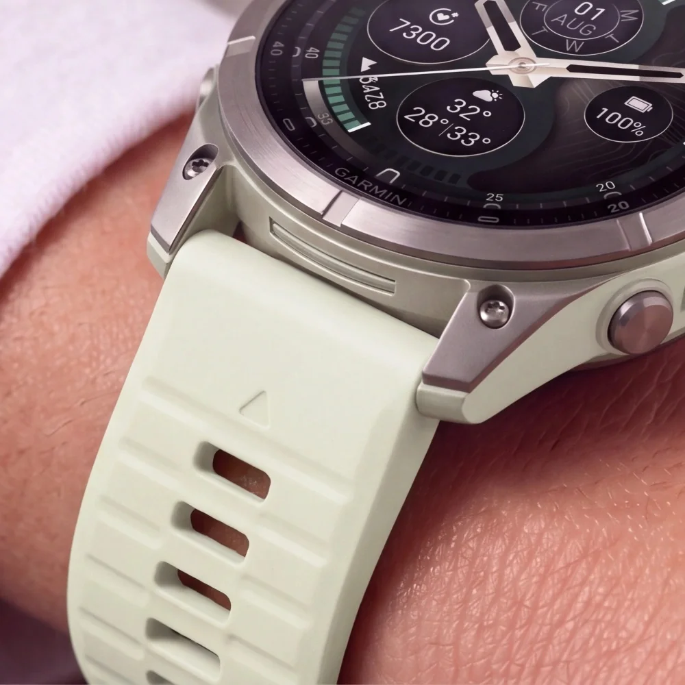 Tech-Protect Silicone remienok Garmin QuickFit 26mm, stone grey