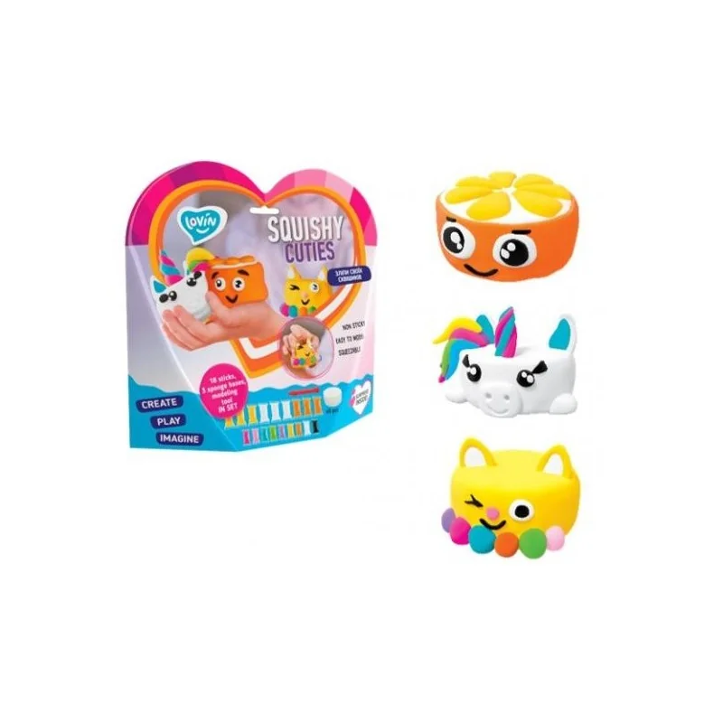 Modelovacia hmota pre deti Squishy cuties Zábavné postavičky