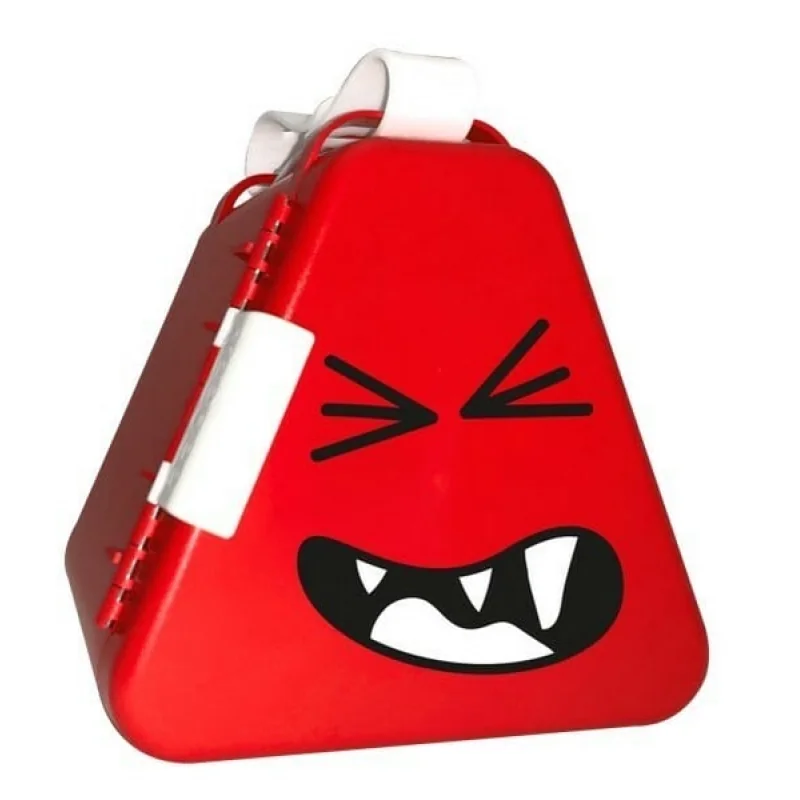 Trunki TeeBee, Prenosný kontajner na hračky, červený