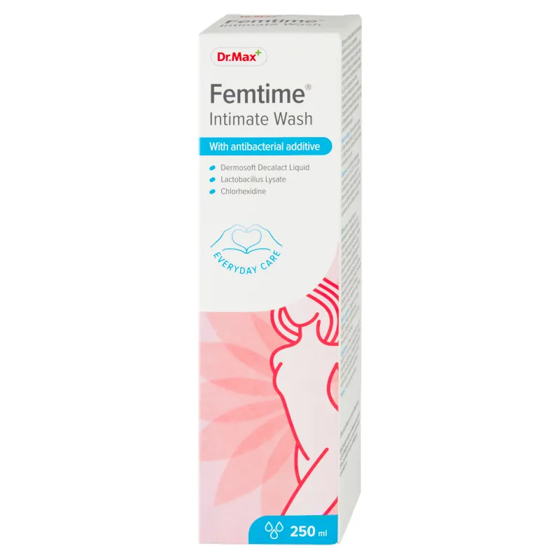 Dr.Max Femtime Intimate Wash antibacterial 1×250 ml, umývací gél na intímnu hygienu