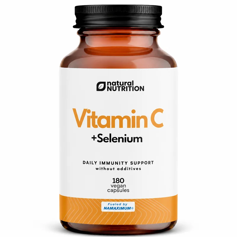 Vitamín C + Selén kapsuly 180 caps