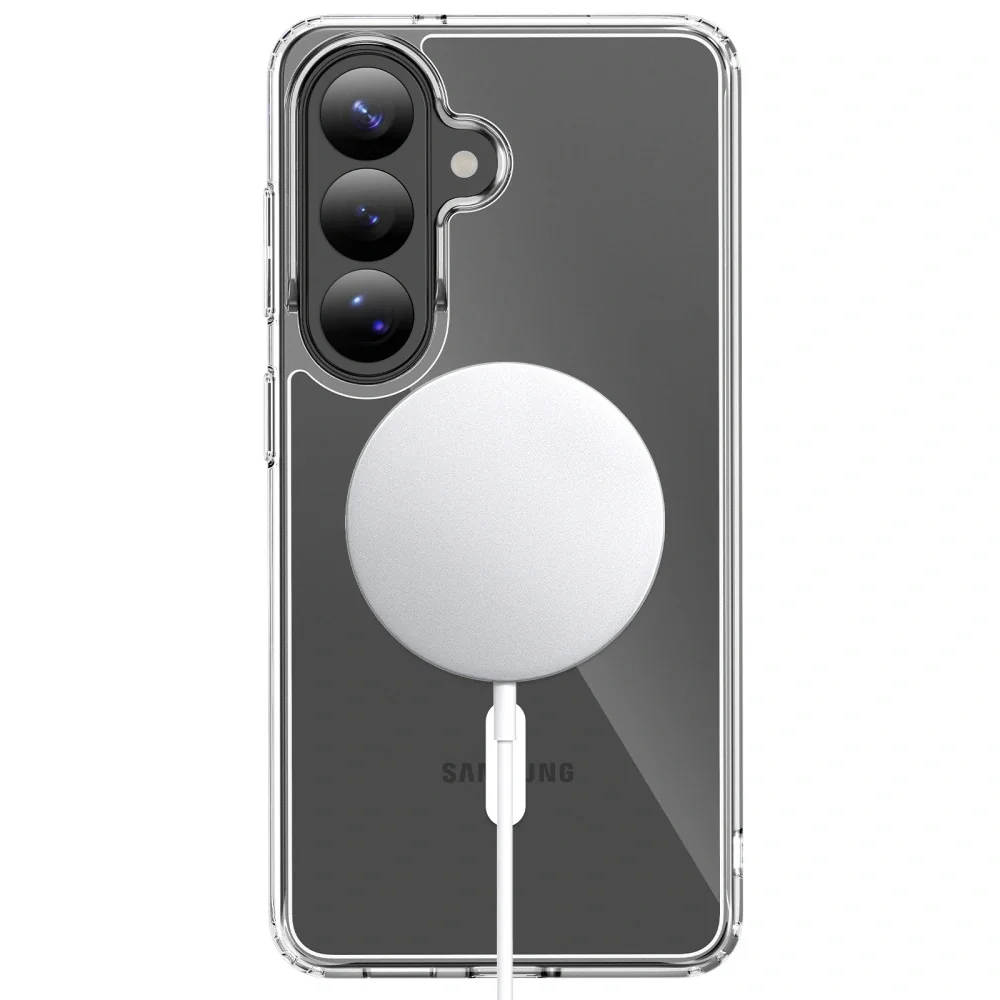 Tech-Protect FlexAir Hybrid MagSafe kryt na Samsung Galaxy S26 Plus, priesvitný riesvitný