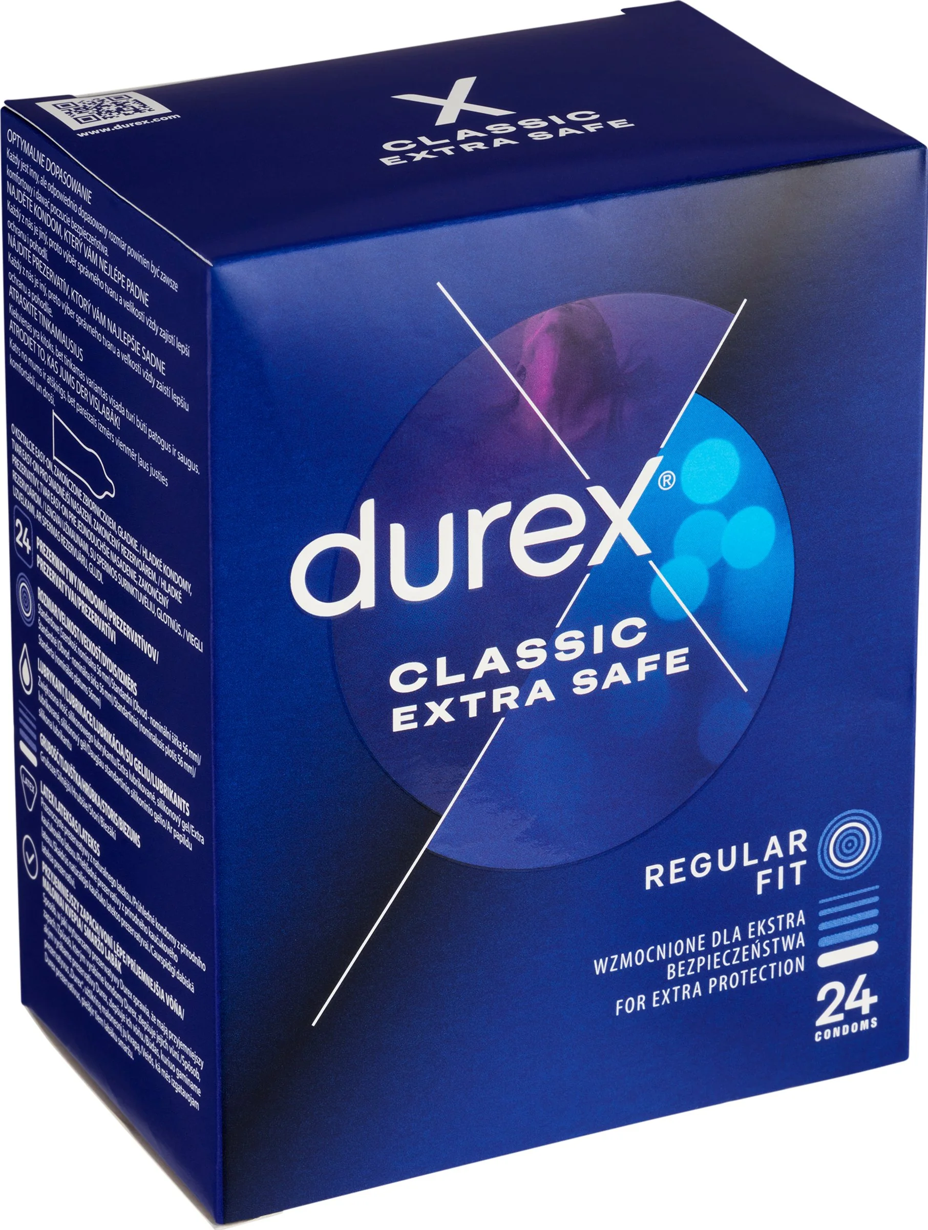 DUREX Classic Extra Safe 1× 24ks, kondómy