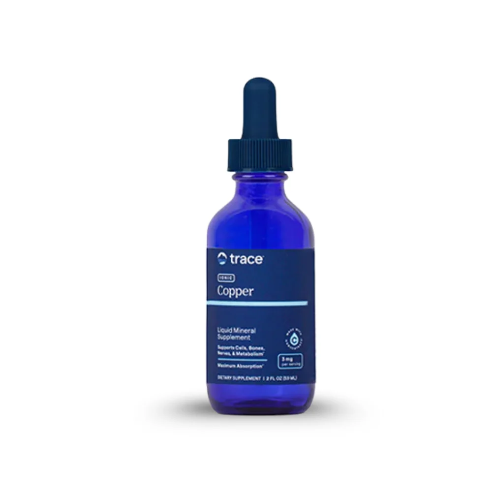 Trace Minerals Iónová Meď + Stopové minerály ConcenTrace®, 59 ml