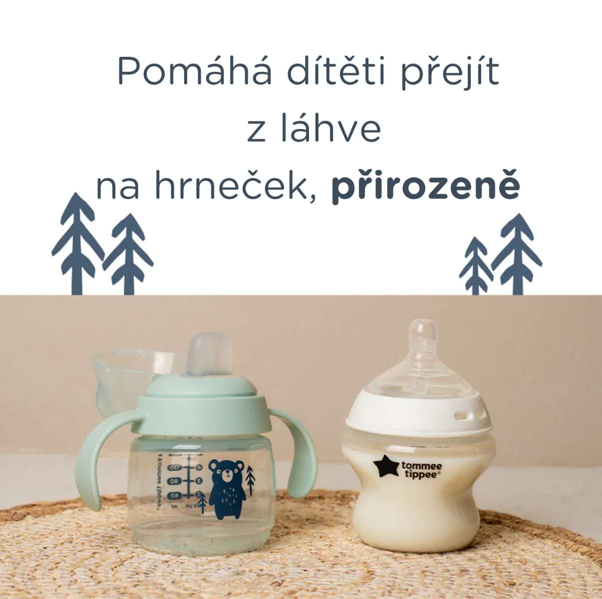 Tommee Tippee hrnček Transition 4m + 150ml - viac farebných variant 1×1 ks, hrnček