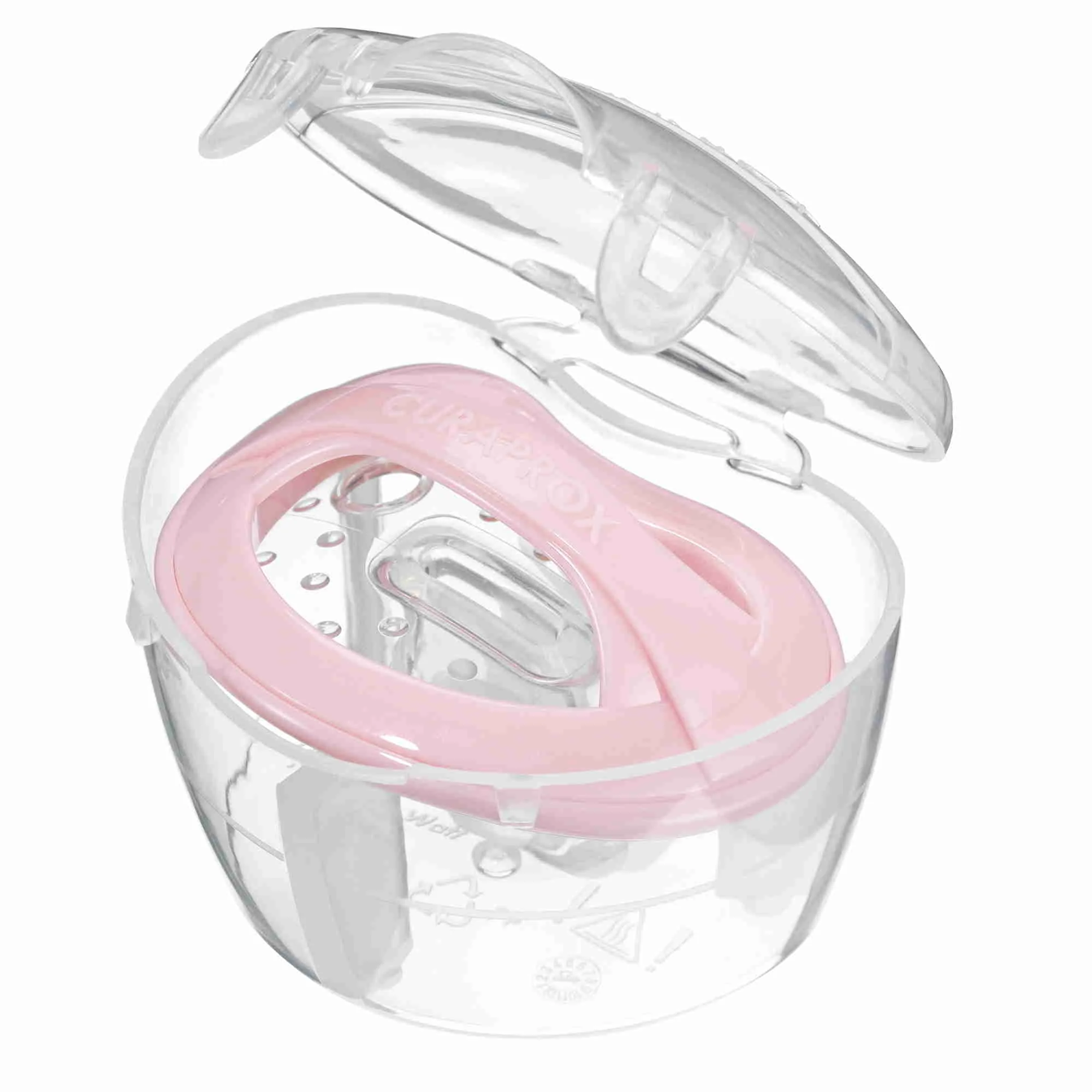 Curaprox Baby, cumlík veľkosť 0, od narodenia, ružový 1 ks
