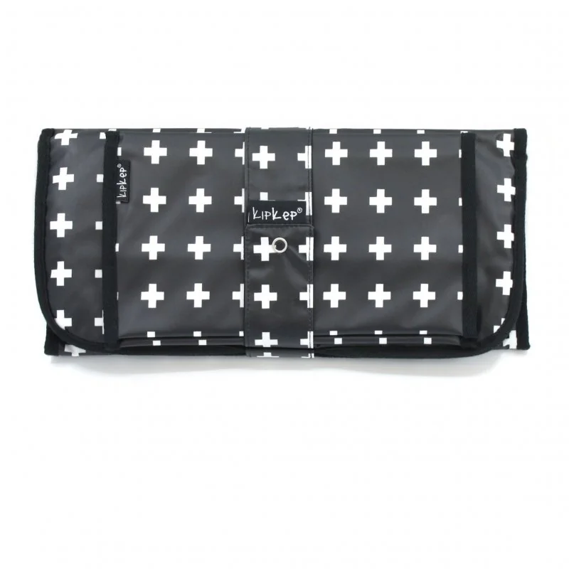 KipKep prebaľovací set NAPPER COMBI-SET Crossy Black (bavlna)