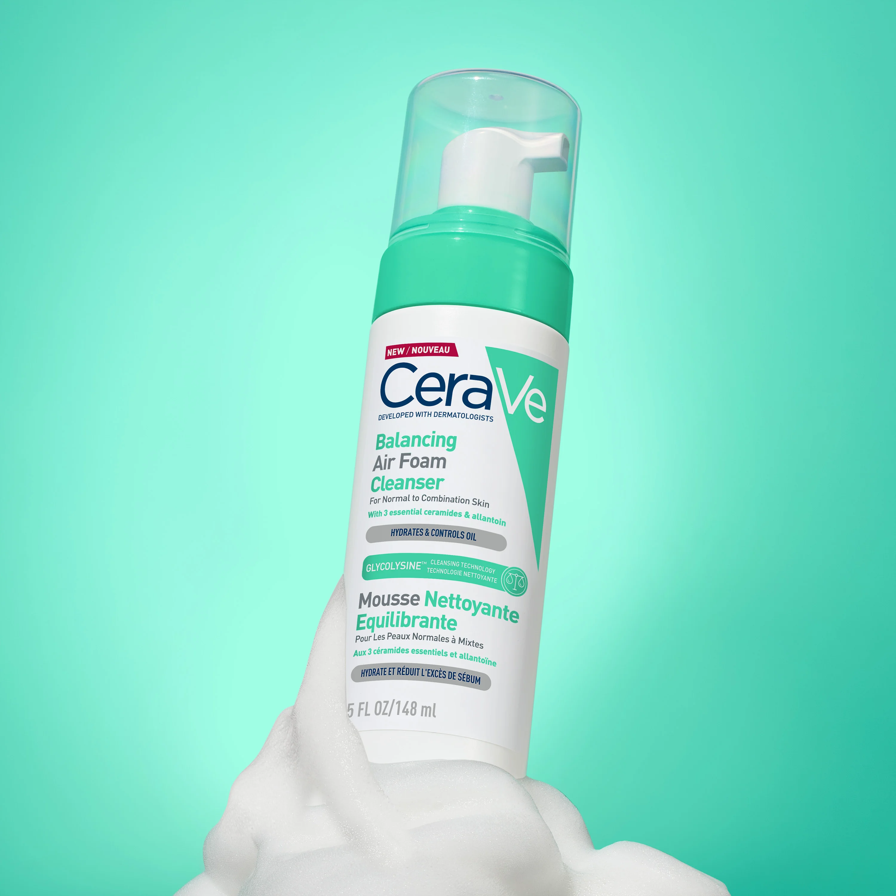 CERAVE čistiaca pena pre optimálne pH 148 ml