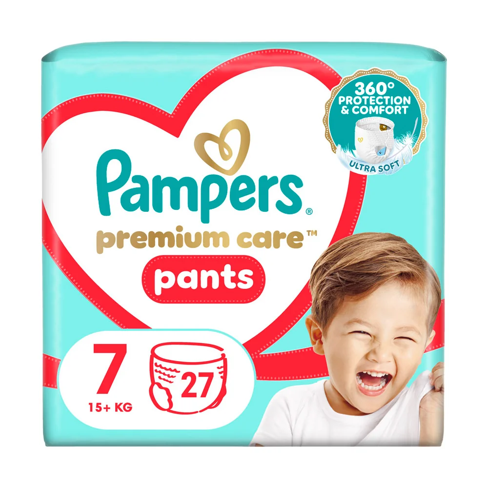 Pampers Premium Pants VP S7 27ks (15+kg) 1×27 ks, plienky