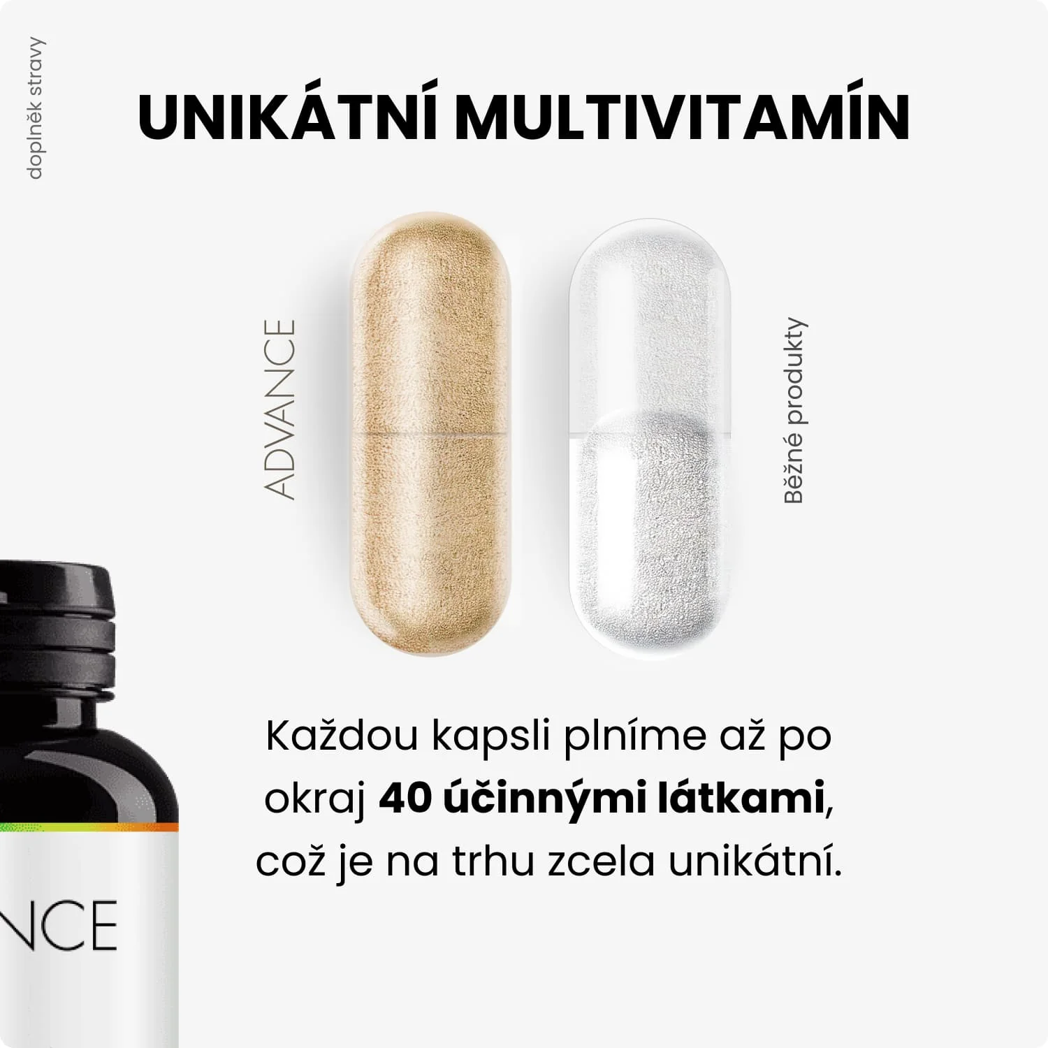 ADVANCE Multi40 pre ženy 90 kapsúl - multivitamín 1×90 cps, výživový doplnok