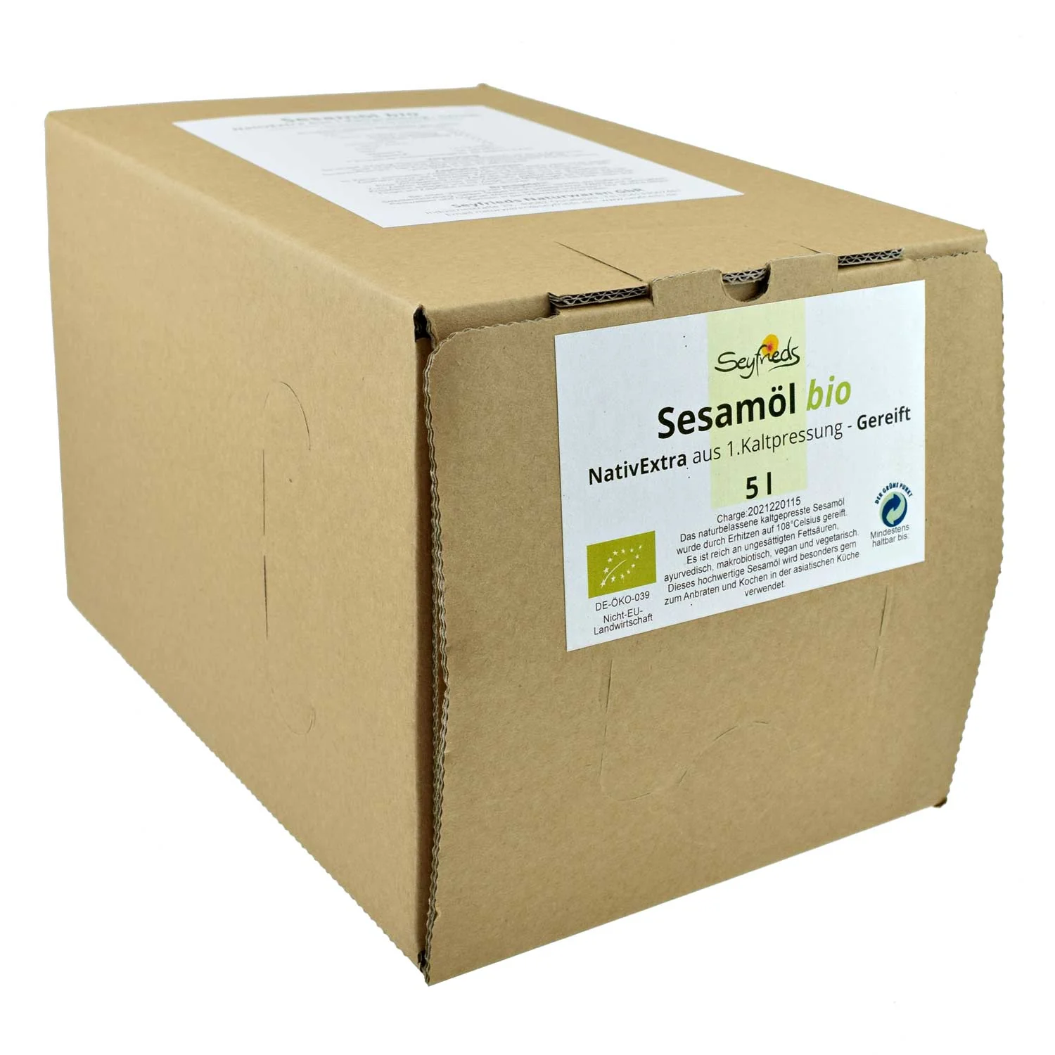 Seyfried Sesame Oil matured vyzretý organický sezamový olej 7400/1
