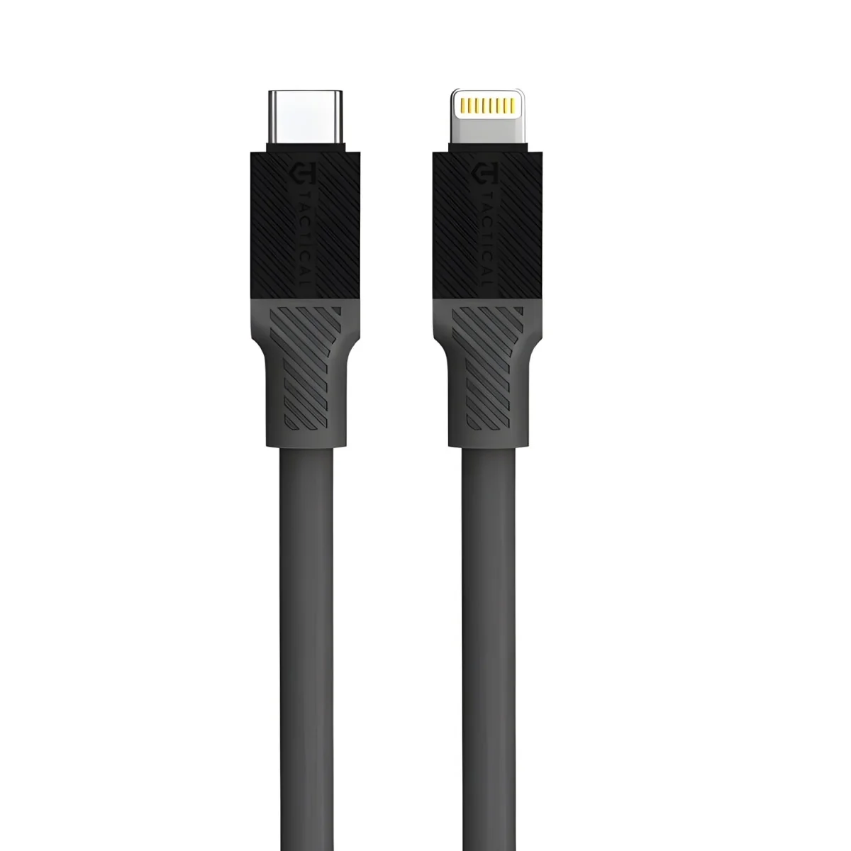 Kábel USB-C/Lightning 1m Sivá 6 mm zamatového dotyku