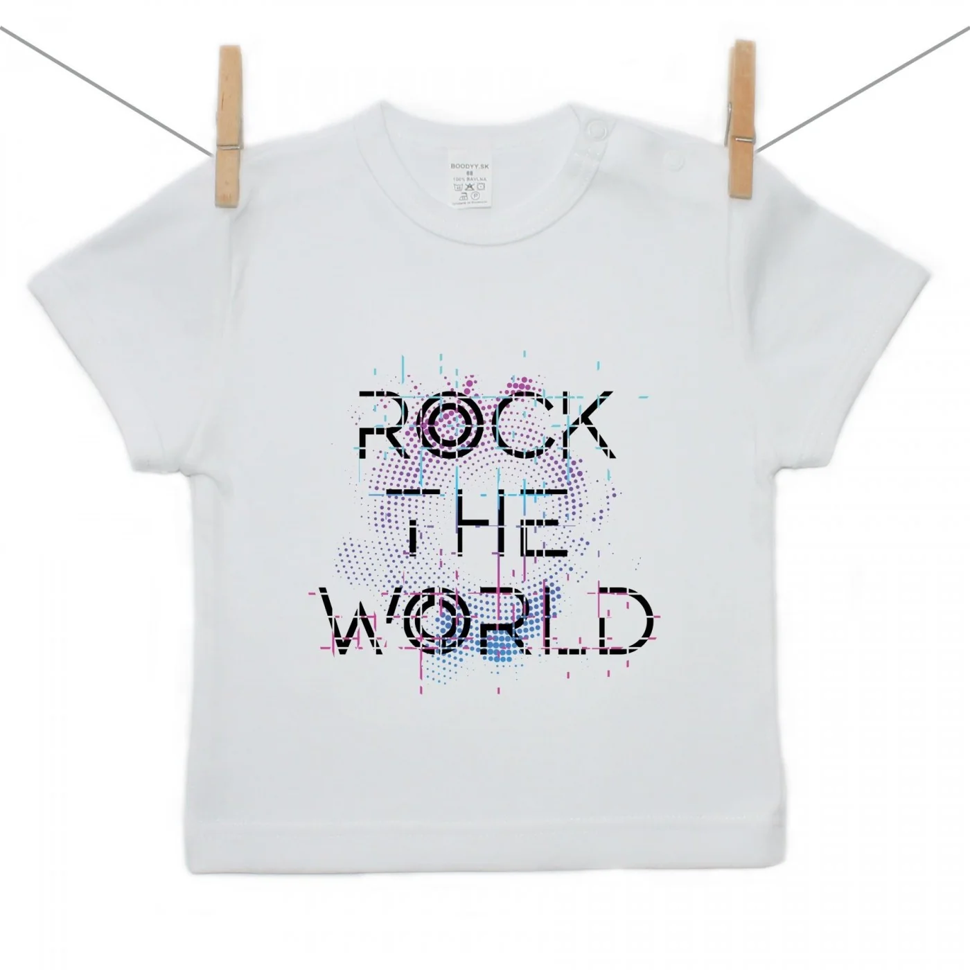 Boodyy Tričko s krátkym rukávom Rock the world Veľkosť: 86