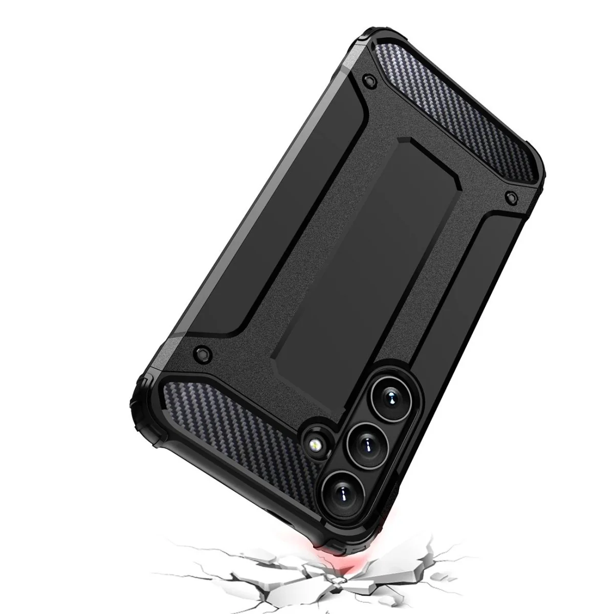 MG Hybrid Armor kryt na Samsung Galaxy S24 FE, čierny