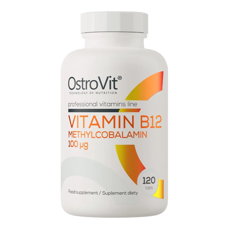 OstroVit Vitamin B12 metylkobalamín (methylcobalamin) 100 µg 120 tabletiek