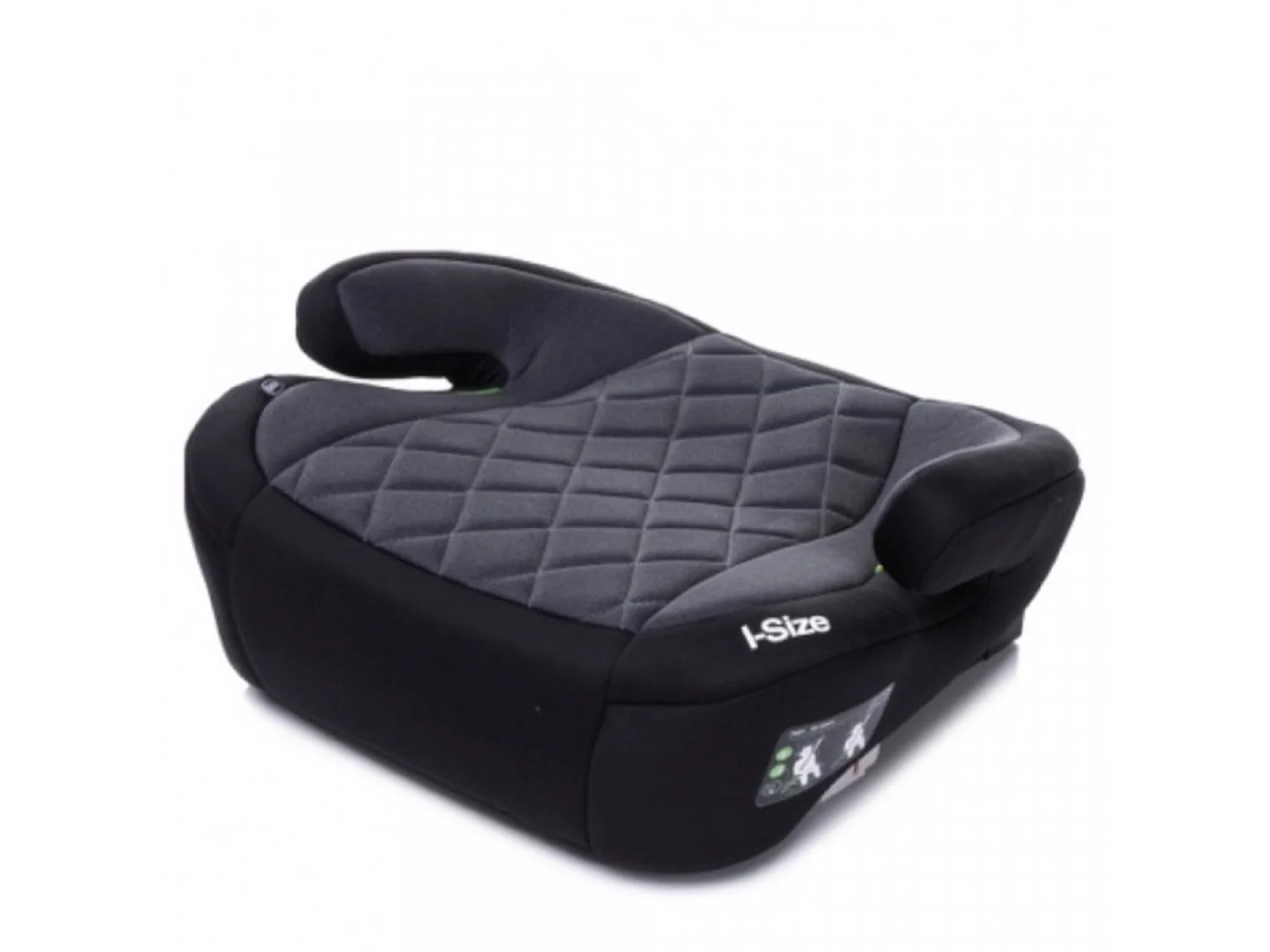 Autosedačka/podsedák HI-FIX ISOFIX I-SIZE, čierna/sivá